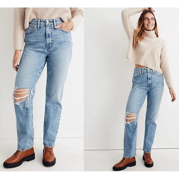 MADEWELL The Perfect Vintage Jean in Wash Kingsbury Size US 26 NWT - Picture 1 of 16